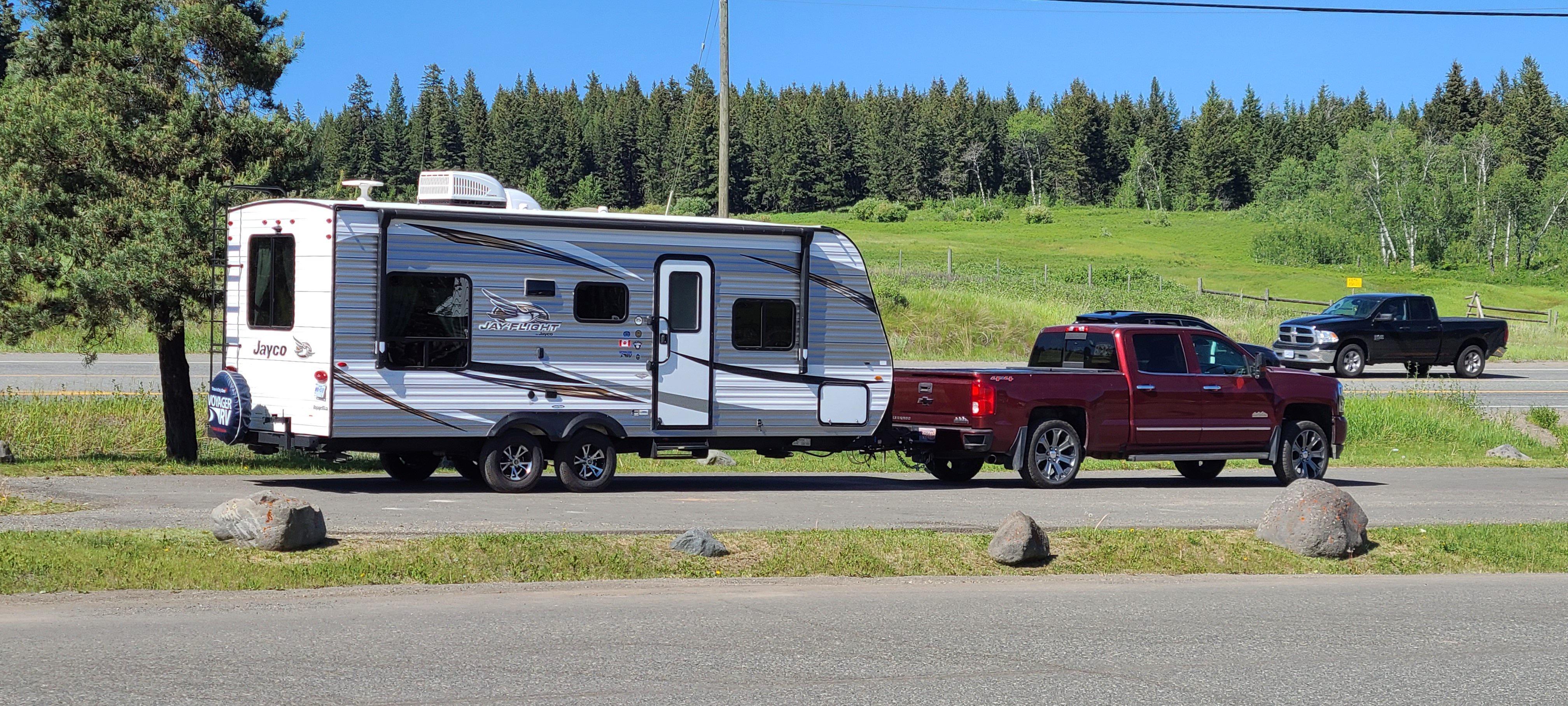 Jayco trailer and High Country